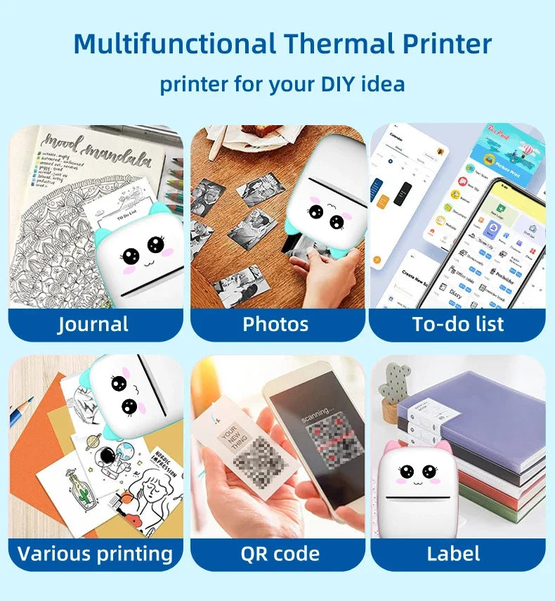 Mini CAT Thermal Bluetooth Printer